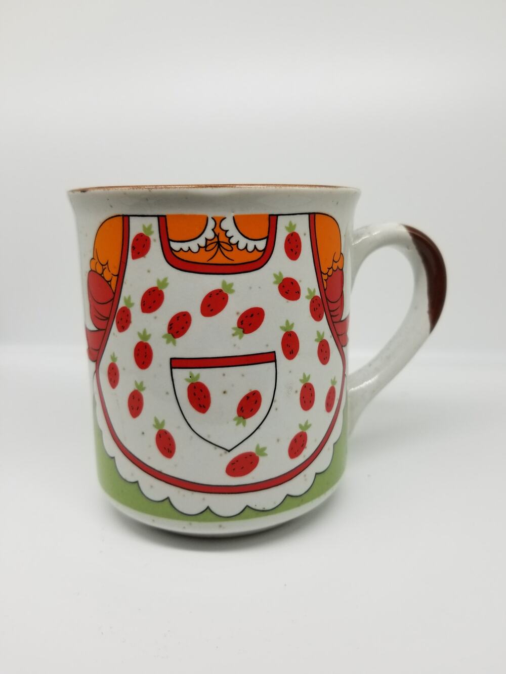 Vintage Interpur Kids Strawberry Apron  Mug